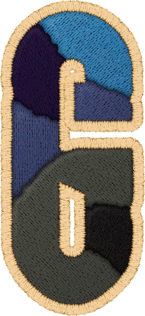 sample embroidered patch